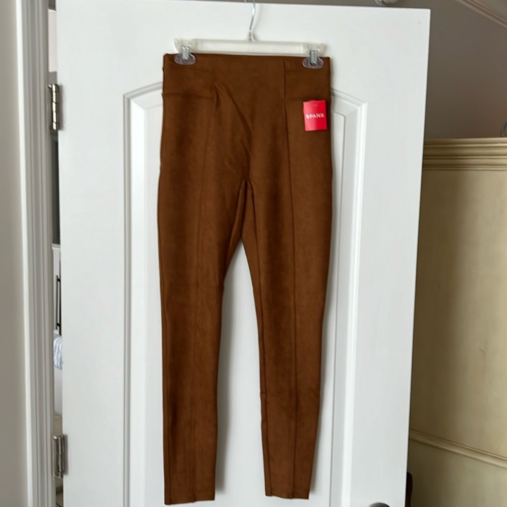 Spanx faux suede leggings
